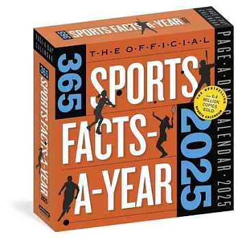 Official 365 Sports Facts-A-Year Page-A-Day Calendar 2025: Triva, Record-Breaking Feats, Come from Behind Wins & Quotes