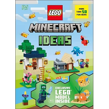 LEGO Minecraft Ideas附積木，可製作三款獨家模型（7歲以上適讀）