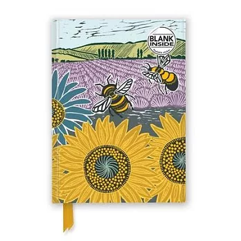 Kate Heiss: Sunflower Fields (Foiled Blank Journal)