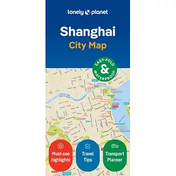 Lonely Planet Shanghai City Map 2