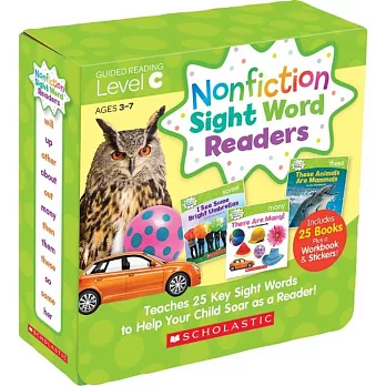 英文100個生活科學常見字讀本套書，級數C（２５冊附音檔）Nonfiction Sight Word Readers Level C (With Storyplus)