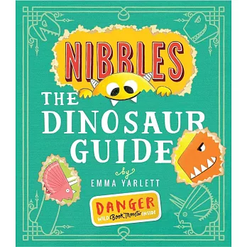 特殊「書中書」設計Nibbles the Dinosaur Guide