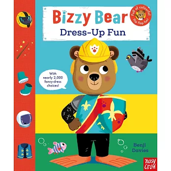 上下翻翻配對遊戲書Bizzy Bear: Dress-Up Fun