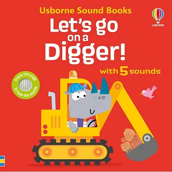 音效按鍵硬頁書 Let’s go on a Digger (Let’s Go Sounds)