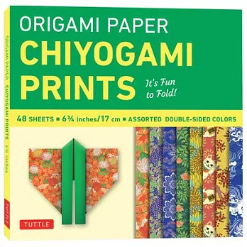 Origami Paper - Chiyogami Prints - 6 3/4 - 48 Sheets: Tuttle Origami Paper: Double-Sided Origami Sheets Printed with 8 Different Patterns (Instruction