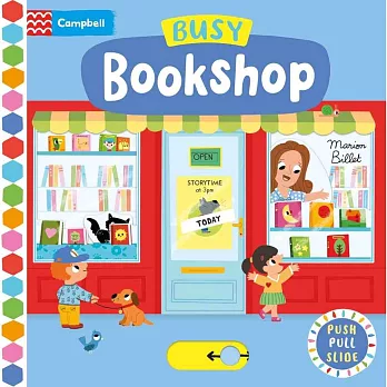 硬頁遊戲書Busy Bookshop (附故事音檔)