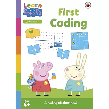 孩子第一本程式設計貼紙遊戲書（ 跟粉紅豬小妹一起學）Learn with Peppa: First Coding sticker activity book