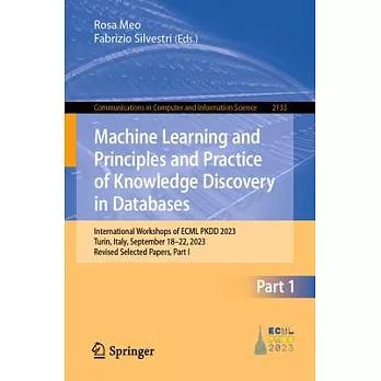 Machine Learning and Principles and Practice of Knowledge Discovery in Databases: International Workshops of Ecml Pkdd 2023, Turin, Italy, September 1