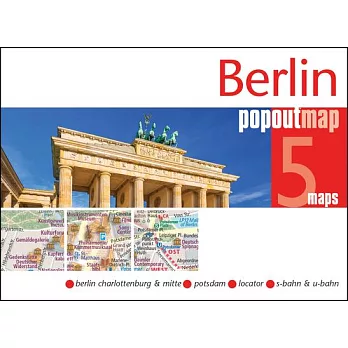 Berlin Popout Map: Pocket-Sized, Pop Up Map