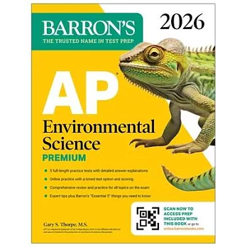 AP Environmental Science Premium, 2026: Prep Book with 5 Practice Tests + Comprehensive Review + Online Practice