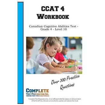 CCAT 4 Workbook: Canadian Cognitive Abilities Test - Grade 4 - Level 10
