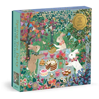 Spring Tea Party 500 Piece Foil Puzzle