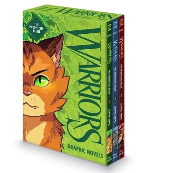 《貓戰士》首部曲全彩漫畫#1-3套書 Warriors Graphic Novel: The Prophecies Begin #1-#3