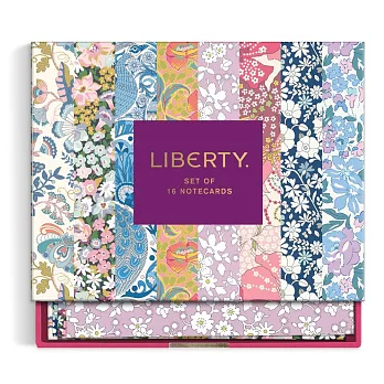 Liberty利柏提經典花卉禮卡組(粉色款)Liberty Floral Greeting Assortment Notecard Set Volume 2