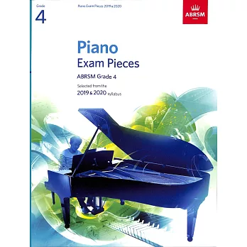 ABRSM 英國皇家 2019-2020 鋼琴考試指定曲 第4級