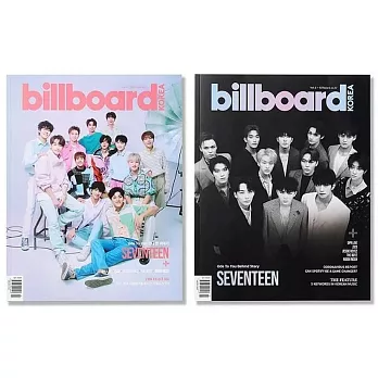 billboard KOREA韓國偶像情報誌 Vol.3：SEVENTEEN【韓國語版＋英語版＋限定特典組】