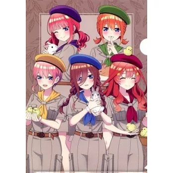 五等分的新娘×東武園透明文件夾：獵裝ver.