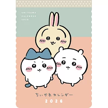 吉伊卡哇Chiikawa Die Cut 2026年掛曆