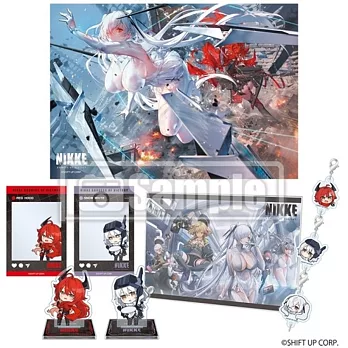 勝利女神：NIKKE遊戲3週年紀念專集：附壓克力板＆留言夾＆透明卡片＆吊飾＆海報組