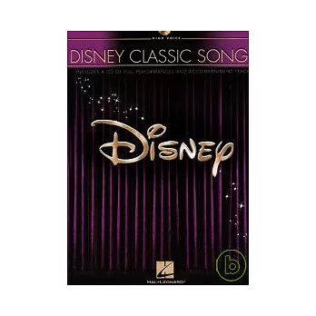 迪士尼經典名曲歌譜(高音)附CD | 拾書所
