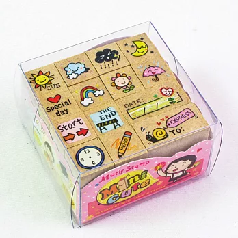 Mini Cute印章組-天氣VS.心情