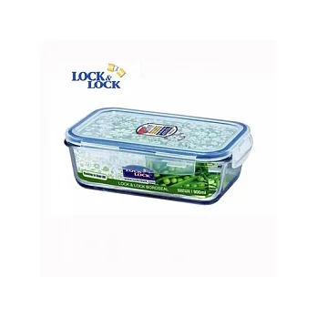『LLG-441』樂扣耐熱400度-長方型玻璃保鮮盒 (900ml)