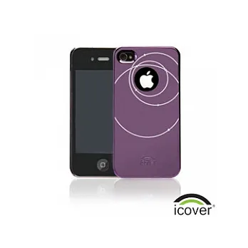 【icover】iPhone 4/4S 鏡面水晶系列背蓋 - 紫色星空
