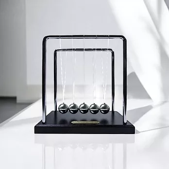 【賽先生科學工廠】牛頓球 / 慣性原理擺動球(冷酷黑)大尺寸