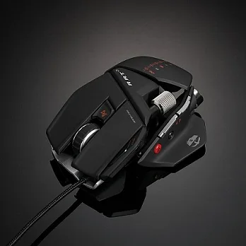 Mad Catz 美加獅 Cyborg R.A.T. 7 黑色變型金鋼雙眼雷射滑鼠