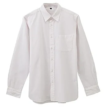 [MUJI 無印良品]男有機棉水洗襯衫XL粉紅