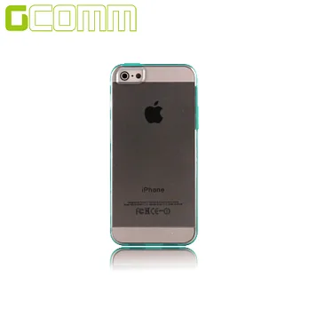 GCOMM iPhone 5 Colour Frame 透背彩邊保護殼透明背+半粉綠邊