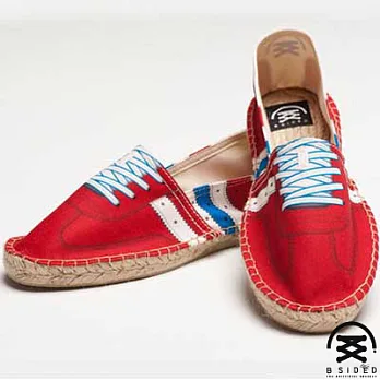BSIDED BSD REBONE VINTAGE CLASSICE RED 仿真時尚設計印刷休閒鞋(男)44紅