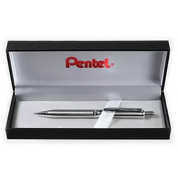 【Pentel】A810T高級不鏽鋼自動鉛筆 時尚銀