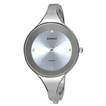 Kimio 怦然心動 日式極簡手環式腕錶-淺藍