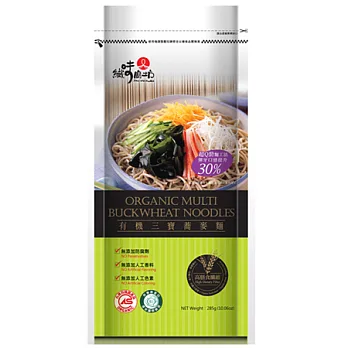 【纖味廚坊】有機三寶蕎麥麵(285g)