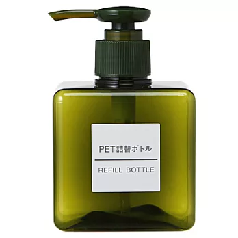 [MUJI 無印良品]PET補充瓶/綠.250ml