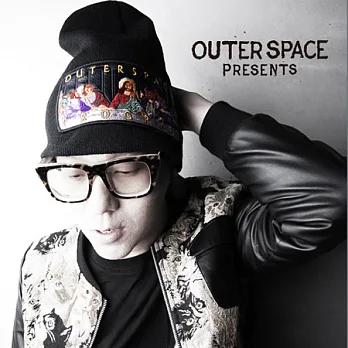 OUTERSPACE 最後晚餐刺繡毛帽黑色
