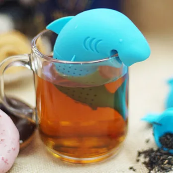 鯊魚泡茶器-藍色