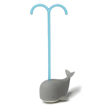 鯨魚泡茶器灰