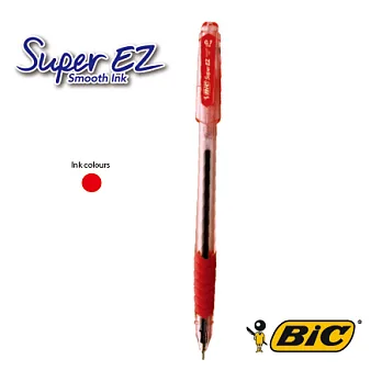BIC SUPER EASY 超滑順0.7新型混合圓珠筆紅