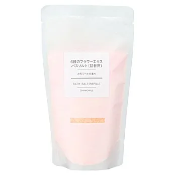 [MUJI 無印良品]花草精華浴鹽補充包(洋甘菊)/380g