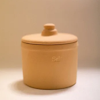 日本 MOM Kitchen 常滑燒 素燒鹽罐