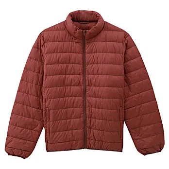 [MUJI 無印良品]男輕量羽絨可攜式外套M摩卡棕