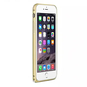 LOVE MEIiPhone6 Plus 簡約輕薄海馬扣金屬邊框_香檳金