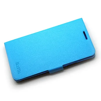KooPin Samsung Galaxy Note 4 璀璨星光系列 立架式側掀皮套水漾藍