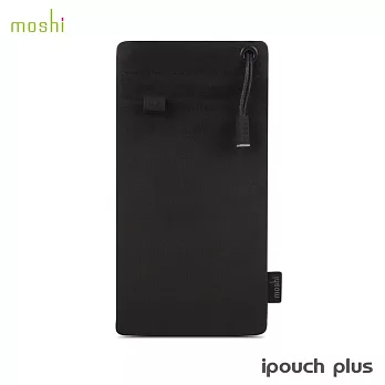 moshi iPouch Plus 超細纖維保護袋黑