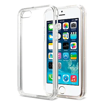 iPhone 5/5s 0.3MM TPU 高透清水保護套(贈保護貼)