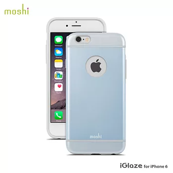 moshi iGlaze for iPhone 6 超薄時尚保護背殼淡藍