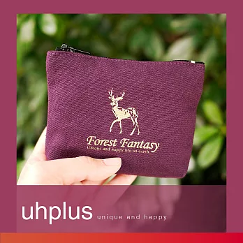 uhplus Forest Fantasy /奇幻森林小物包(麋鹿紫)