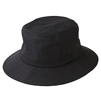 [MUJI 無印良品]棉質有簷帽黑色